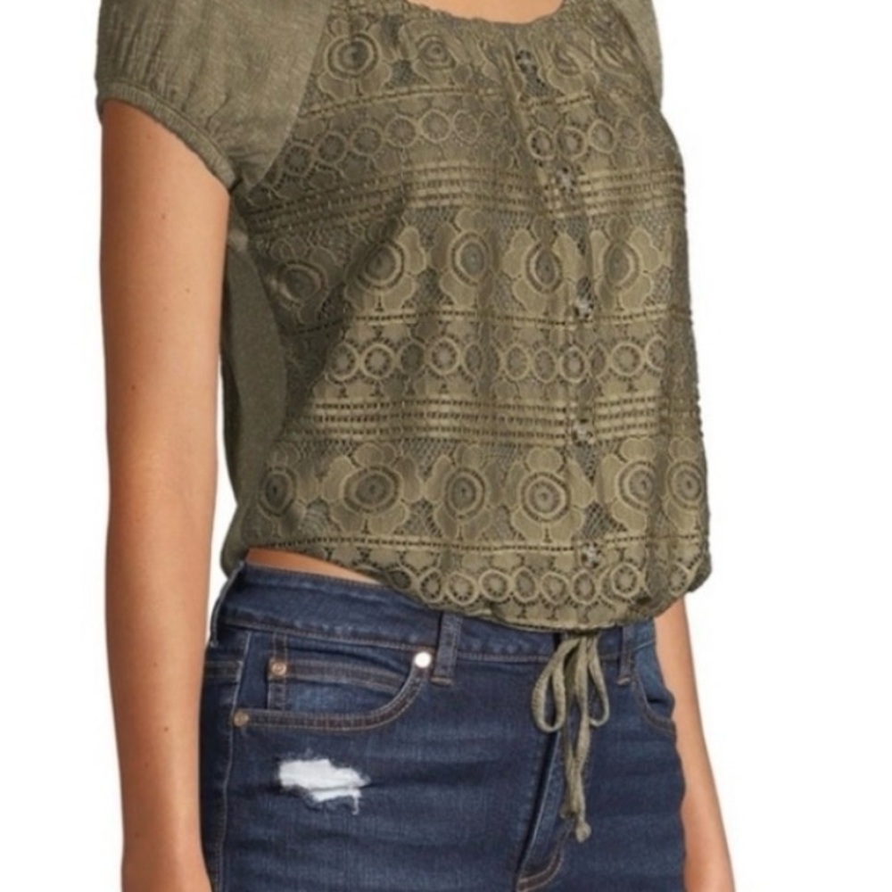 NB Green Women's Lace Top - Picture 2 of 7